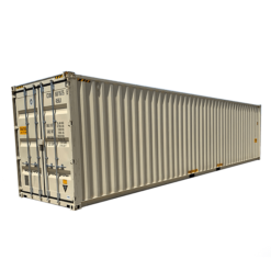 40'highcubed dry containers diagonal view