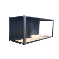 20' Dry Container with Cut Walls
