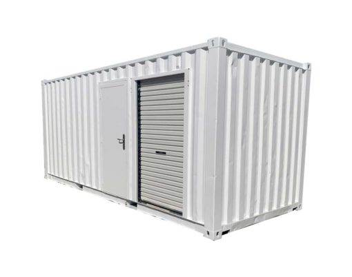 storage container with roller door