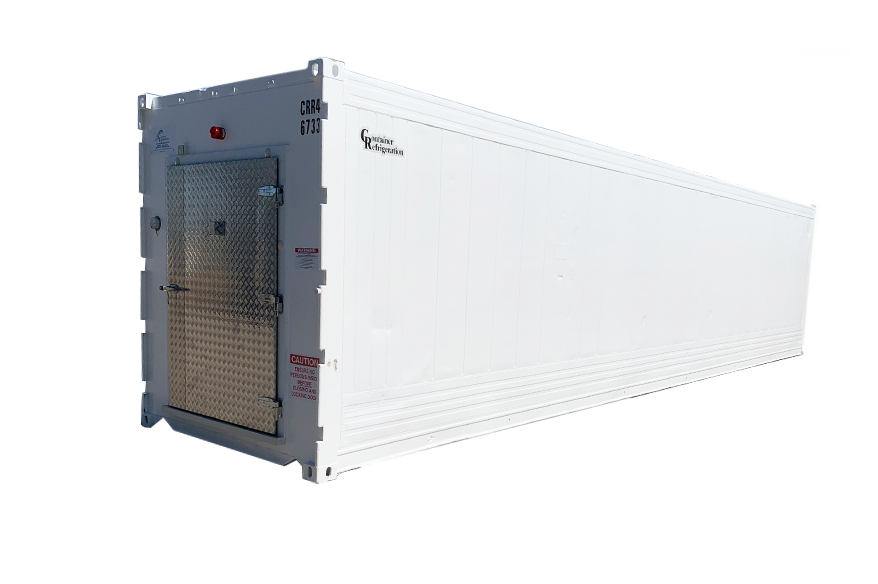 refrigerated container pallet wide door