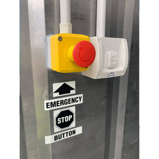 Emergency Stop with Siren & Flashing Light, Internal Emergency Stop Button fitted - Image 3